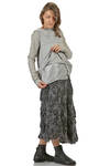 hip length flared top in wool, viscose, polyamide, elastane and cupro - MARC LE BIHAN 