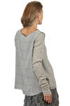 hip length flared top in wool, viscose, polyamide, elastane and cupro - MARC LE BIHAN 