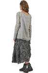 hip length flared top in wool, viscose, polyamide, elastane and cupro - MARC LE BIHAN 