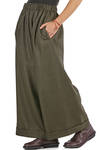 pantalone ampio in pied-de-poule di lana - DANIELA GREGIS 