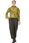 short and slim sweater in nuno-felt of silk chiffon, merino wool and mulberry silk - EMANUELA ROVIDA 