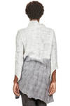 long sweater in nuno felt of silk chiffon and merino wool - EMANUELA ROVIDA 