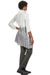 long sweater in nuno felt of silk chiffon and merino wool - EMANUELA ROVIDA 
