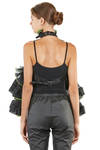 'sculpture' top / vest in polyester organza on polyester mesh - NOIR KEI NINOMIYA 