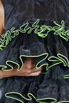 'sculpture' top / vest in polyester organza on polyester mesh - NOIR KEI NINOMIYA 