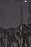 pantalone asciutto in garza di lana vergine e in velluto di viscosa ed elastan - ARCHIVIO J. M. RIBOT 