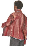 giacca 'sculpture' al fianco in nuno-feltro di lana e seta fatta a mano - AGOSTINA ZWILLING 