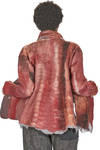 giacca 'sculpture' al fianco in nuno-feltro di lana e seta fatta a mano - AGOSTINA ZWILLING 