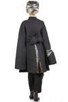 over the knee 'sculpture' coat in handmade wool and silk nuno-felt - over the knee 'sculpture' coat in handmade wool and silk nuno-felt - AGOSTINA ZWILLING 