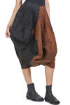 below-the-knee 'sculpture' skirt in soft wool and silk nuno-felt - AGOSTINA ZWILLING 