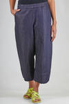 wide jeans in cotton and linen denim - AEQUAMENTE 