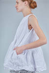 camicia lunga e ampia, in satin di cotone lavato - DANIELA GREGIS 