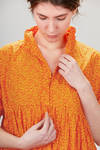 camicia lunga e ampia in liberty di cotone londinese con disegno originale 'Gregis' - DANIELA GREGIS 