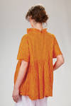camicia lunga e ampia in liberty di cotone londinese con disegno originale 'Gregis' - DANIELA GREGIS 