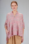camicia lunga e ampia in liberty londinese di cotone lavato - DANIELA GREGIS 