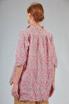 camicia lunga e ampia in liberty londinese di cotone lavato - DANIELA GREGIS 