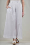 wide trousers in cotton seersucker - DANIELA GREGIS 