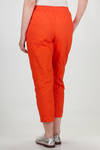 pantalone a sigaretta in rasatello di cotone lavato - DANIELA GREGIS 