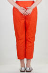 pantalone a sigaretta in rasatello di cotone lavato - DANIELA GREGIS 