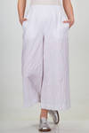 pantalone ampio in rasatello di cotone lavato - DANIELA GREGIS 