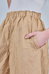 pantalone ampio in satin di cotone lavato - DANIELA GREGIS 