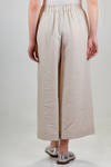 pantalone ampio in tela leggera di lino fiammato - DANIELA GREGIS 
