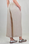 pantalone ampio in tela leggera di lino fiammato - DANIELA GREGIS 