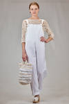 crocheted 'bucket' bag in cotton and linen - DANIELA GREGIS 