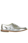 'derby' shoe in cowhide metallic leather - DANIELA GREGIS 