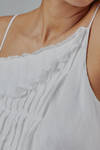 abito lungo, ampio e asimmetrico in voile multistrato di rayon - MARC LE BIHAN 