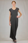 long tapered dress in heavy cotton jersey - MARC LE BIHAN 