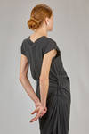 long tapered dress in heavy cotton jersey - MARC LE BIHAN 