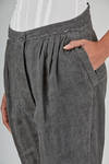 pantalone in tela di lino lavata - MARC LE BIHAN 