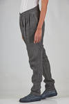 pantalone in tela di lino lavata - MARC LE BIHAN 