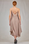 undergarment looking dress in doubled washed silk gauze and polyamide tulle - MARC LE BIHAN 
