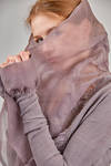 short tapered jacket in crinkled – froissé – polyamide, silk, elastane and silk organza - MARC LE BIHAN 