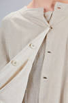 blouson ampio, al fianco, in maglia di lino, cachemire, cotone e seta - BOBOUTIC 
