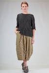 t-shirt al fianco, morbida, in maglia di seta e cotone - BOBOUTIC 