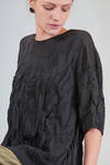 t-shirt al fianco, morbida, in maglia di seta e cotone - BOBOUTIC 