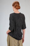 t-shirt al fianco, morbida, in maglia di seta e cotone - BOBOUTIC 