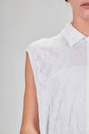 t-shirt al fianco, dritta, in maglia di seta e cotone - BOBOUTIC 