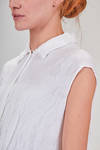 t-shirt al fianco, dritta, in maglia di seta e cotone - BOBOUTIC 