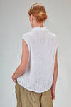 t-shirt al fianco, dritta, in maglia di seta e cotone - BOBOUTIC 