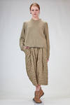 maglia al fianco, morbida, in maglia di cotone, cachemire, poliammide ed elastan - BOBOUTIC 