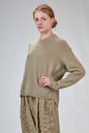 maglia al fianco, morbida, in maglia di cotone, cachemire, poliammide ed elastan - BOBOUTIC 