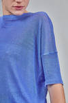 maglia lunga e dritta in maglia rasata di lino e poliammide - F-CASHMERE by FISSORE 