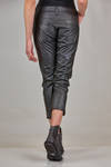 leather-like leggings in polyester and polyurethane - JUNYA WATANABE 