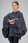caban 'sculpture' a cappa al fianco in denim di cotone - JUNYA WATANABE 