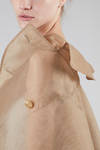 abito 'sculpture' lungo e ampio in organza di poliestere - JUNYA WATANABE 