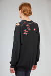 maglia al fianco, morbida, in maglia rasata di cotone e parti metalliche - JUNYA WATANABE 